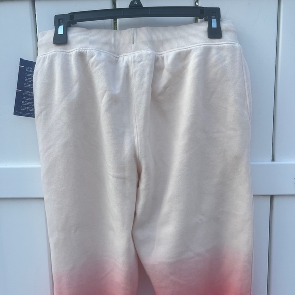 Champion Ombre Sweatpants - Cream and Red Size Medium - Picture 4 of 8
